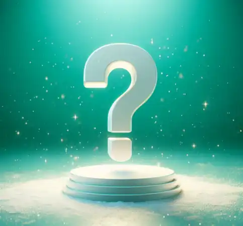 Duży znak zapytania na cokole.  Skorzystaj z internetowego systemu kolejkowego Queue-Fair, aby zaspokoić różnorodne potrzeby biznesowe w wielu sektorach przemysłu.