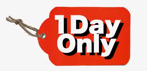 one day sale